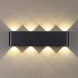 7191/8WL HIGHTECH ODL27 Настенный светильник черный браш./металл IP20 LED 8W 3000K 220V MAGNUM