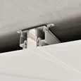 135325 NT25 000 белый Шинопровод для монтажа в натяжной потолок 2м (CLAMP) IP20 48V FLUM