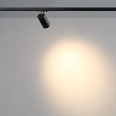 359905 PORT NT26 000 черный Светильник однофазный трехжильный трековый IP20 LED 10W 220-240V 3000К SELENE