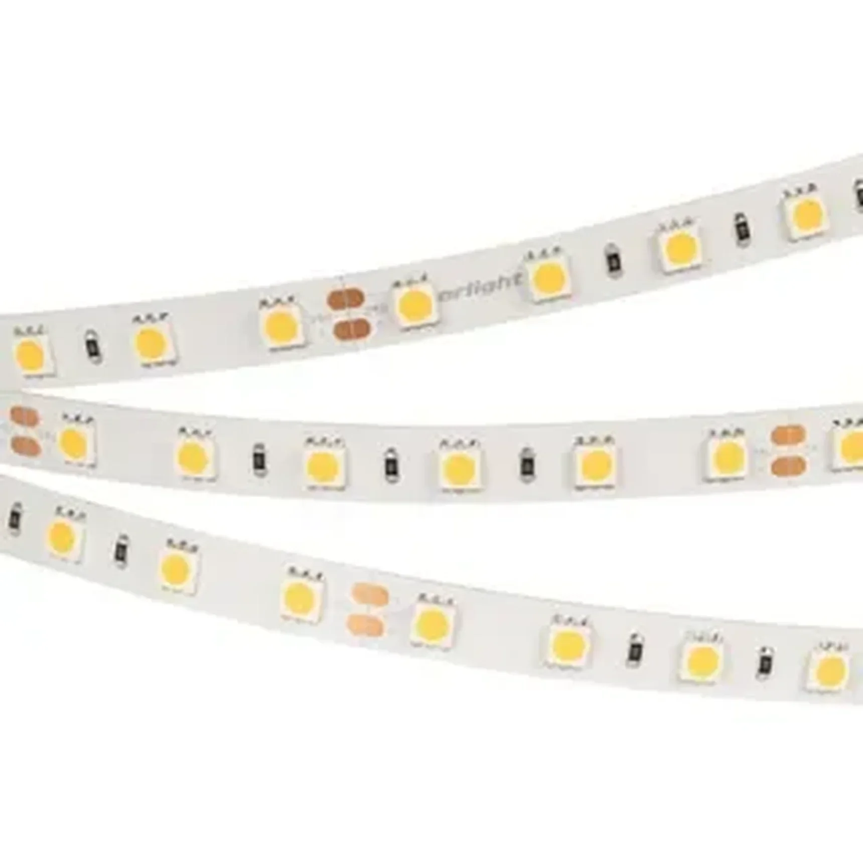 Светодиодная лента RT-B60-10mm 24V White6000 (14.4 W/m, IP20, 5m) (Arlight, 14.4 Вт/м, IP20) 008829(3)