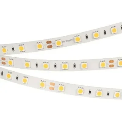 Светодиодная лента RT-B60-10mm 24V White6000 (14.4 W/m, IP20, 5m) (Arlight, 14.4 Вт/м, IP20) 008829(3)