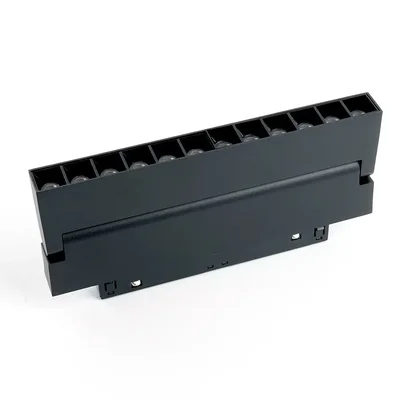 Светильник светодиодный трековый низковольтный 12W, 1080 Lm, 4000К, 30 градусов, черный, MGN301 серия LensFold