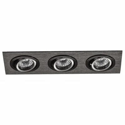 011623 Светильник SINGO X3 MR16/HP16 ЧЕРНЫЙ