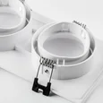 012826 Рамка (светильник) PVC д/LED-модулей 941хх и LED-ламп D50мм PIANO 2x QUAD БЕЛЫЙ IP65