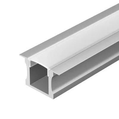 Профиль с экраном ALU-SLIM-H15-F-2000 ANOD+FROST (Arlight, Алюминий) 018243 018243 | Выводится из поставок