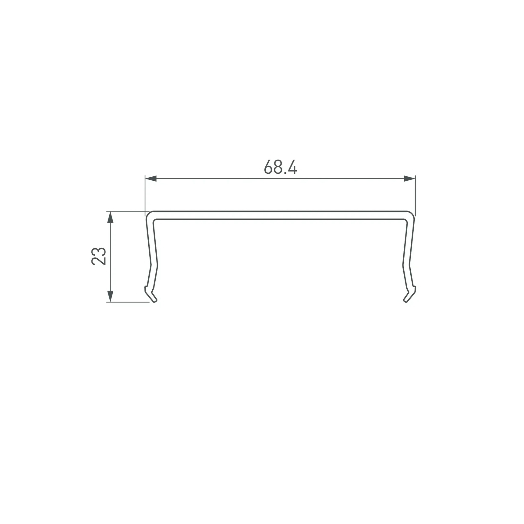 Экран SL-W68-2000 OPAL (Arlight, Пластик) 019312 019312