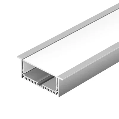 Профиль с экраном SL-LINIA88-F-2500 ANOD+OPAL (Arlight, Алюминий) 020471 020471