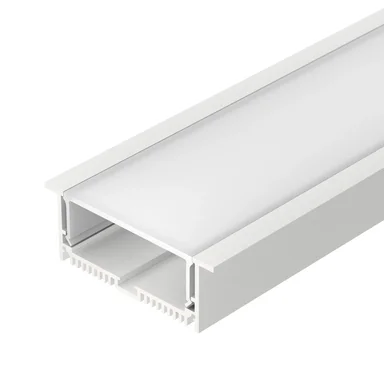 Профиль с экраном SL-LINIA88-F-2500 WHITE+OPAL (Arlight, Алюминий) 021373 021373