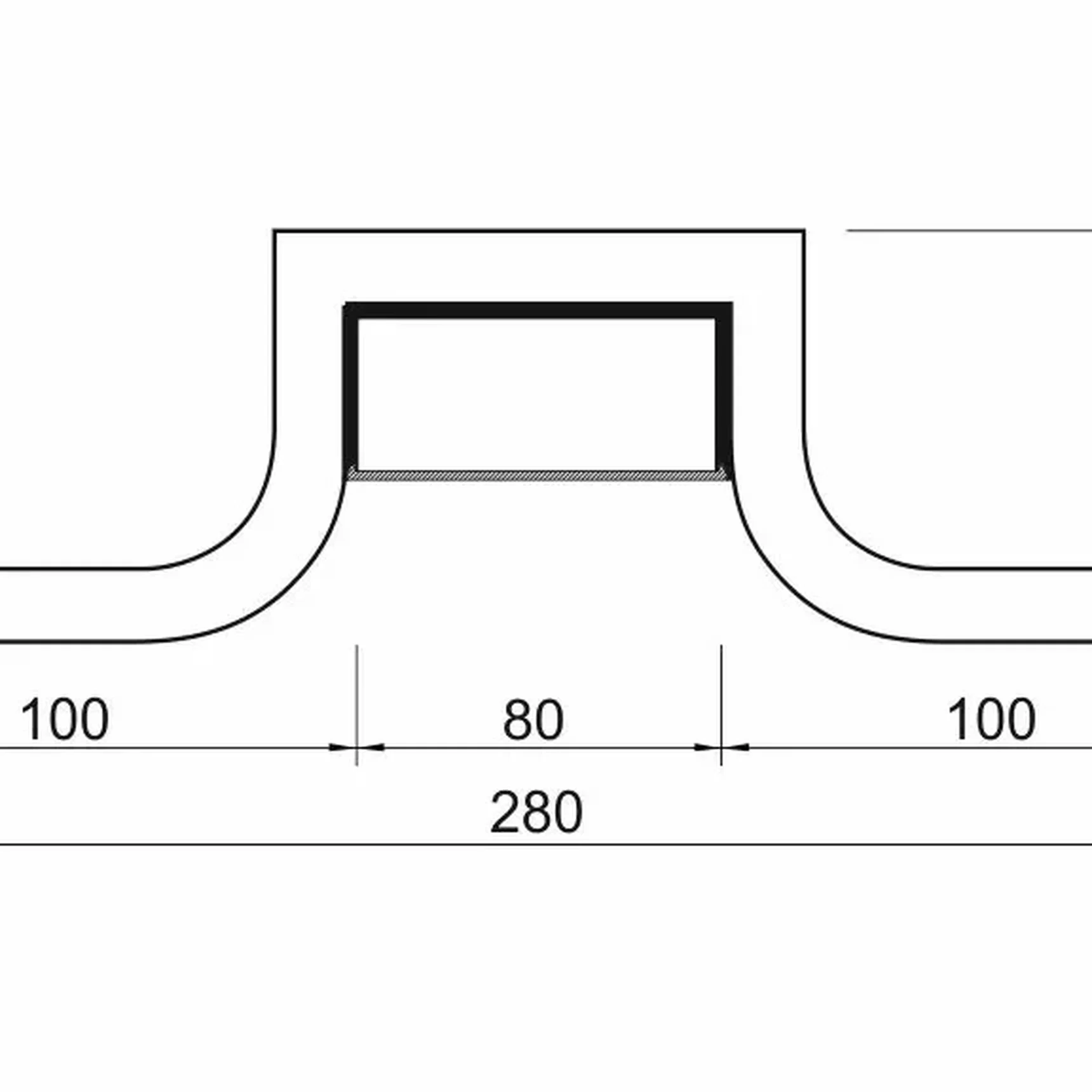 Декоративный Профиль ARL-SLOT-ROUND-80-250 (ГКЛ 12.5мм) (Arlight, -) 022259 022259 | Выводится из поставок