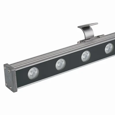 Светодиодный прожектор AR-LINE-1000S-18W-24V RGB (Grey, 30 deg, DMX512) (Arlight, Закрытый) 023623 023623