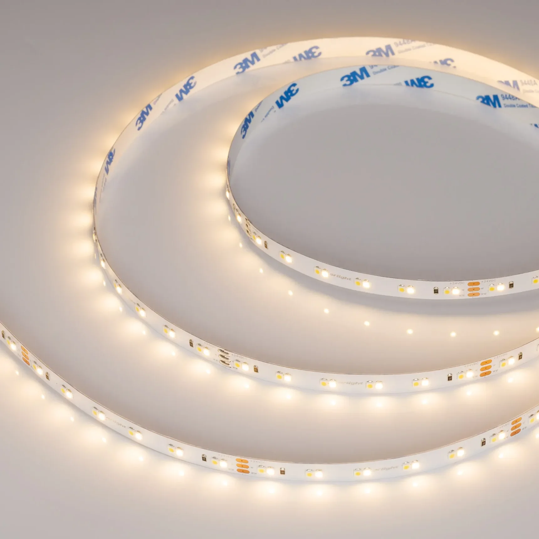 Светодиодная лента UL-A120-10mm 24V White-MIX (9.6 W/m, IP20, 5m) (Arlight, Изменяемая ЦТ) 025211(3)