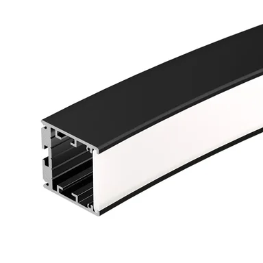Профиль SL-ARC-3535-D1500-N90 BLACK (1180мм, дуга 1 из 4) (Arlight, Алюминий) 026596 026596