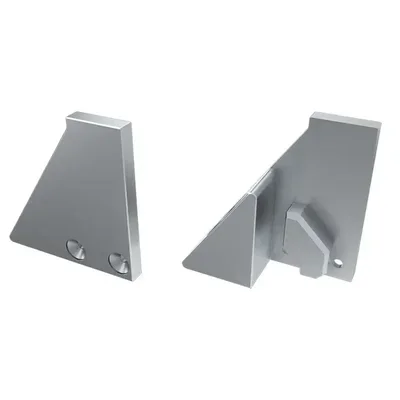 Заглушка для ALM-GLASS-6 с опорой правая глухая (Arlight, Металл) 026731 026731