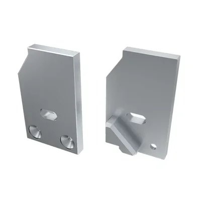 Заглушка для ALM-GLASS-10 правая с отверстием (Arlight, Металл) 026736 026736