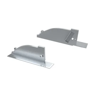 Заглушка для ALM-ARC-SIDE серая правая с отверстием (Arlight, Металл) 026792 026792