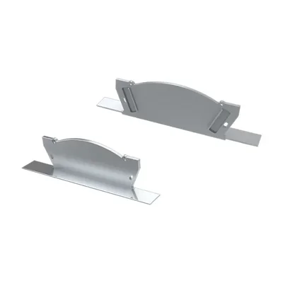 Заглушка для ALM-ARC-DOUBLE серая с отверстием (Arlight, Металл) 026795 026795