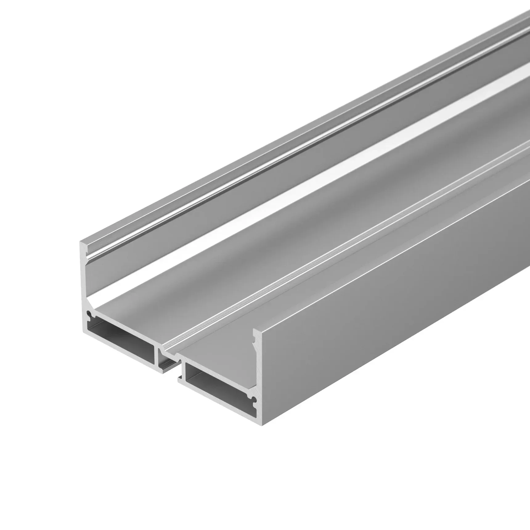 Профиль с экраном SL-LINE-7532-2000 ANOD (Arlight, Алюминий) 028033 028033