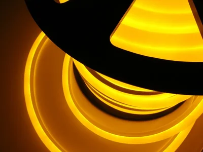 Гибкий неон LN-FX-FCB-3528-2W-50M-240V-Y желтый, 15х26мм, 1М