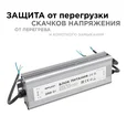 03-115 Блок питания 24В, 250Вт, импульсный, IP67, 175-265В, 10,4А, алюм., сереб., 270*95*35м