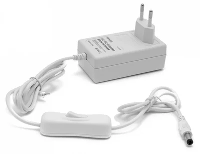 03-17 Блок Питания(Адаптер) 12В, 18 Вт, IP44, 1,5А, разъем 2,5*5,5мм, пластик, 84*54*37 мм
