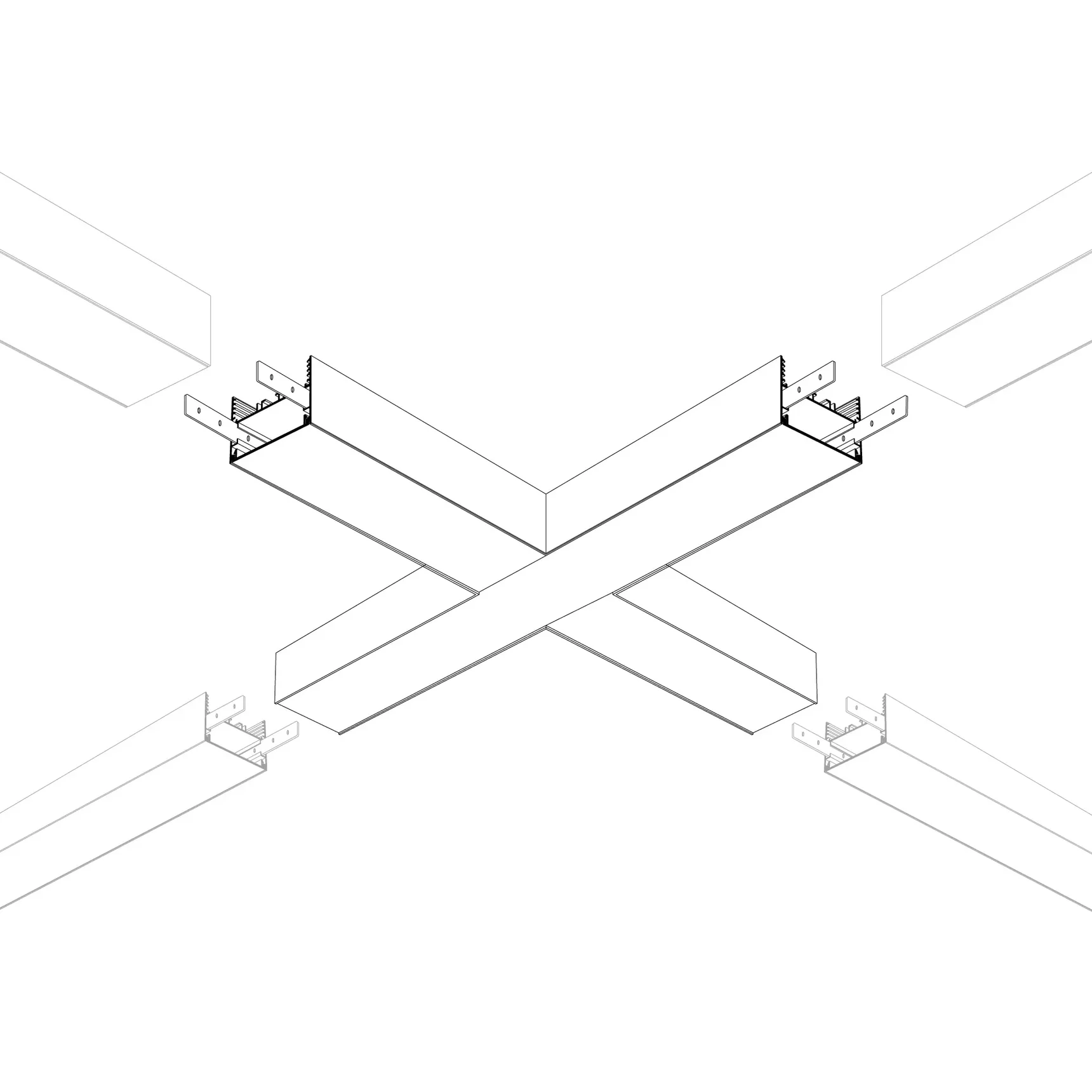Крестовина SL-LINE-5035 (Arlight, Металл) 030118 030118