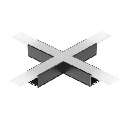 Крестовина PLS-LOCK-H25-Х90 BLACK (с экраном MAT-L) (Arlight, Металл) 031269 031269 | Под заказ