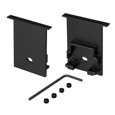 Заглушка SL-COMFORT-3551-F BLACK c отверстием (Arlight, Металл) 031786 031786