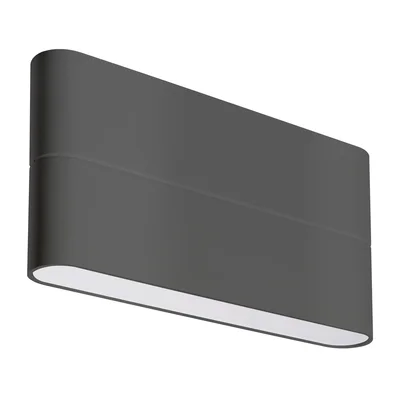 Светильник SP-WALL-FLAT-S170x90-2x6W Warm3000 (GR, 120 deg, 230V) (Arlight, IP54 Металл, 3 года) 032412 032412 | Выводится из поставок