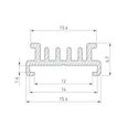 Основание для ленты SL-LINE-2522-2500 (Arlight, Алюминий) 033415(1)