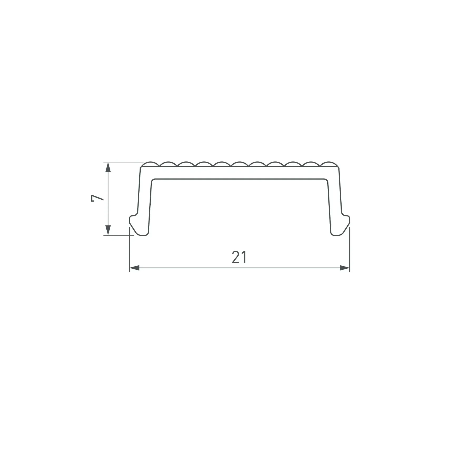 Экран призматический SL-LINE-W20-2500 (Arlight, Пластик) 033745