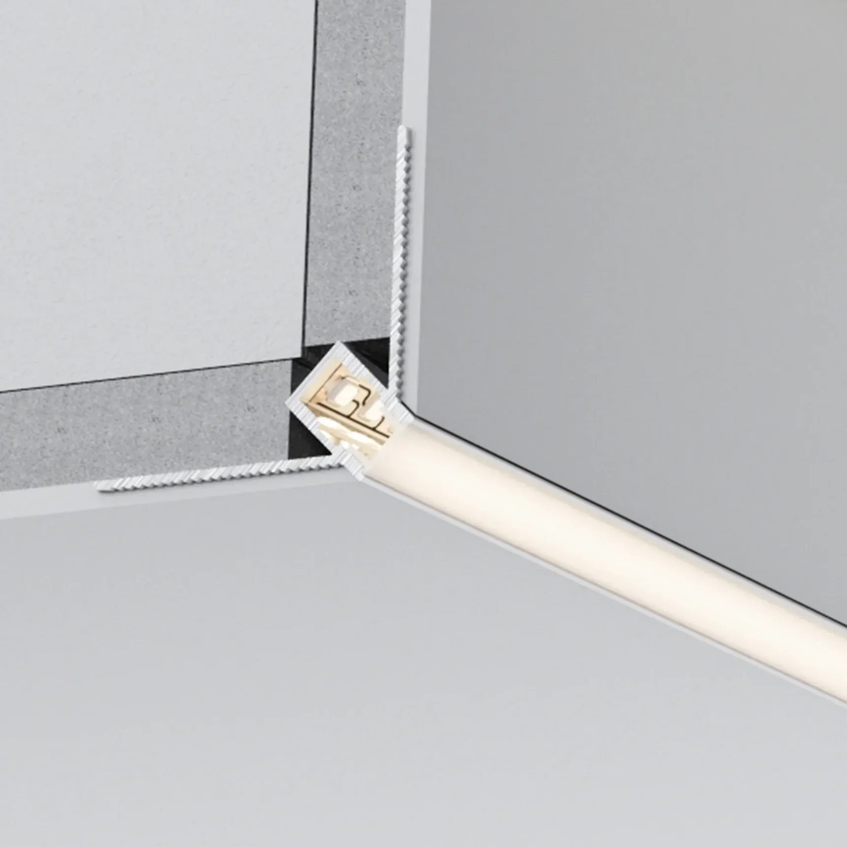 Профиль ARH-DECORE-S6-EXT-2000 ANOD внешний (Arlight, Алюминий) 034973 034973