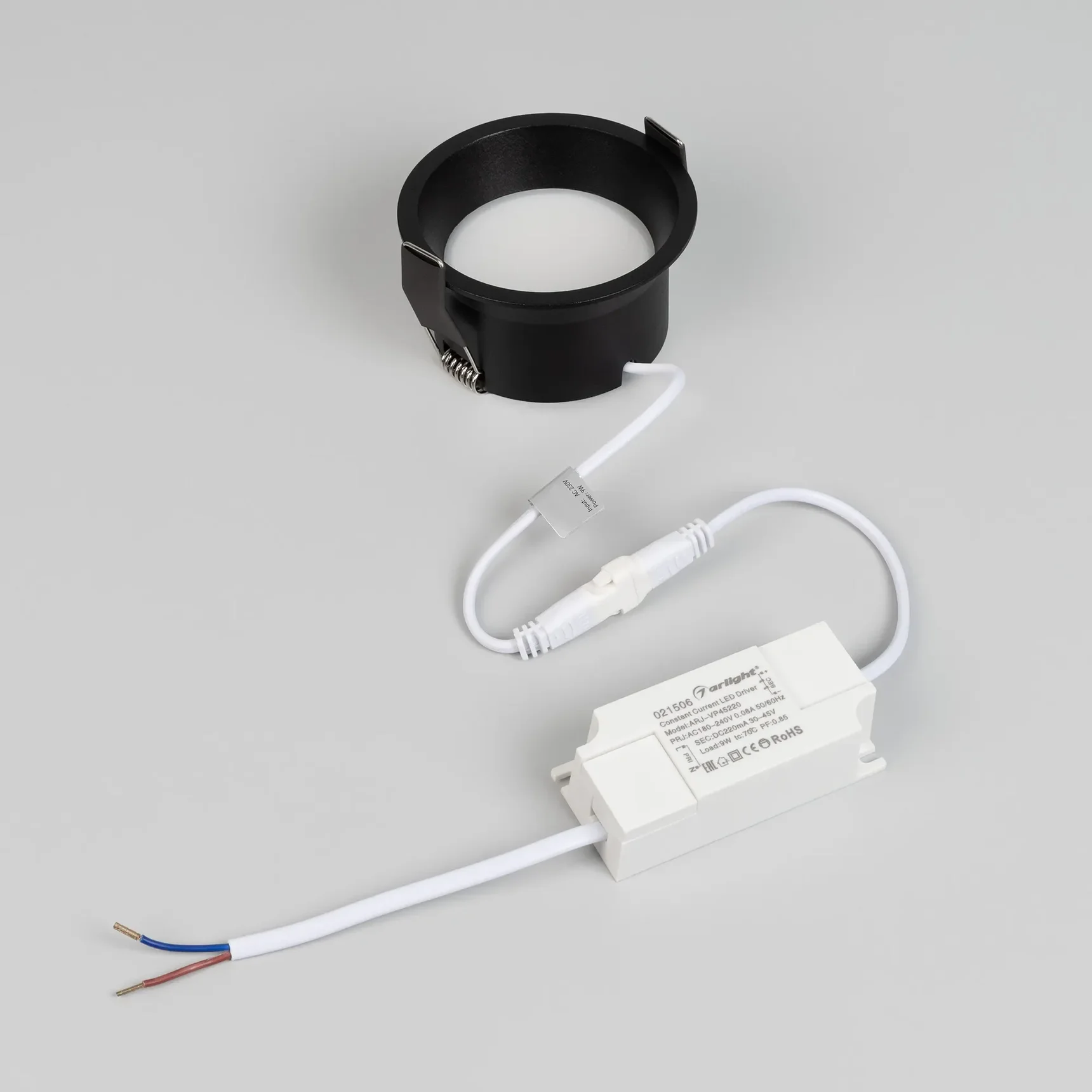 Светильник MS-BREEZE-BUILT-R82-9W Day4000 (BK, 80 deg, 230V) (Arlight, IP20 Металл, 5 лет) 035610(1)