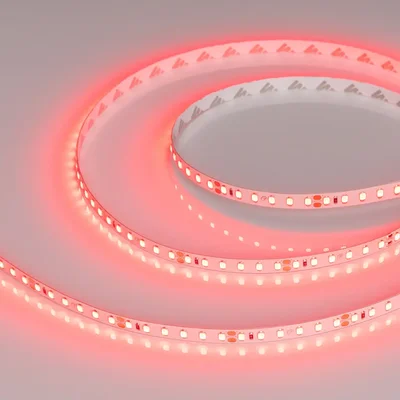 Лента RT-A120-8mm 24V Red (9.6 W/m, IP20, 2835, 5m) (Arlight, 9.6 Вт/м, IP20)