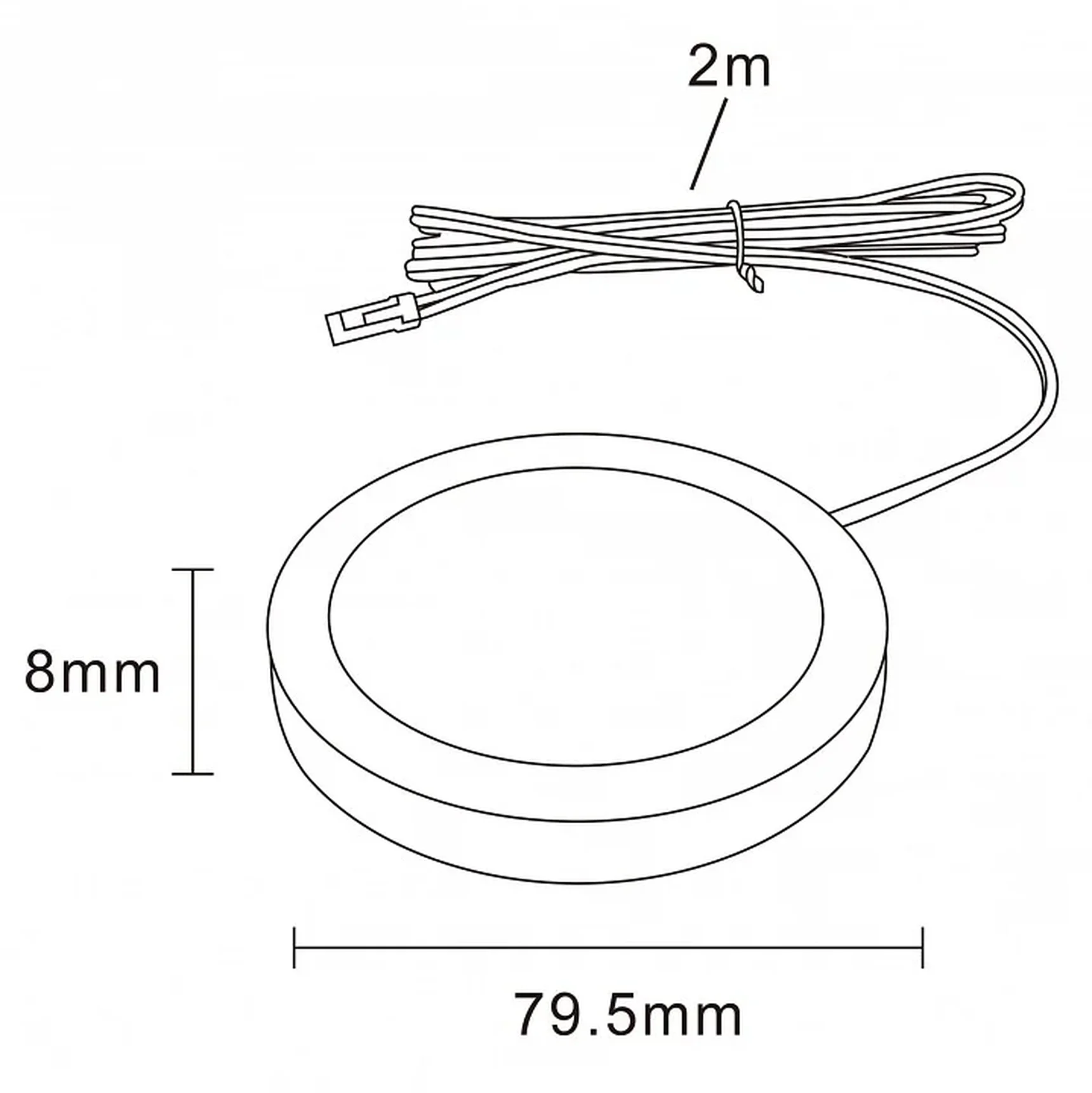036530 Светильник 12V MOBILED 5W 250LM G БЕЛЫЙ 3000K