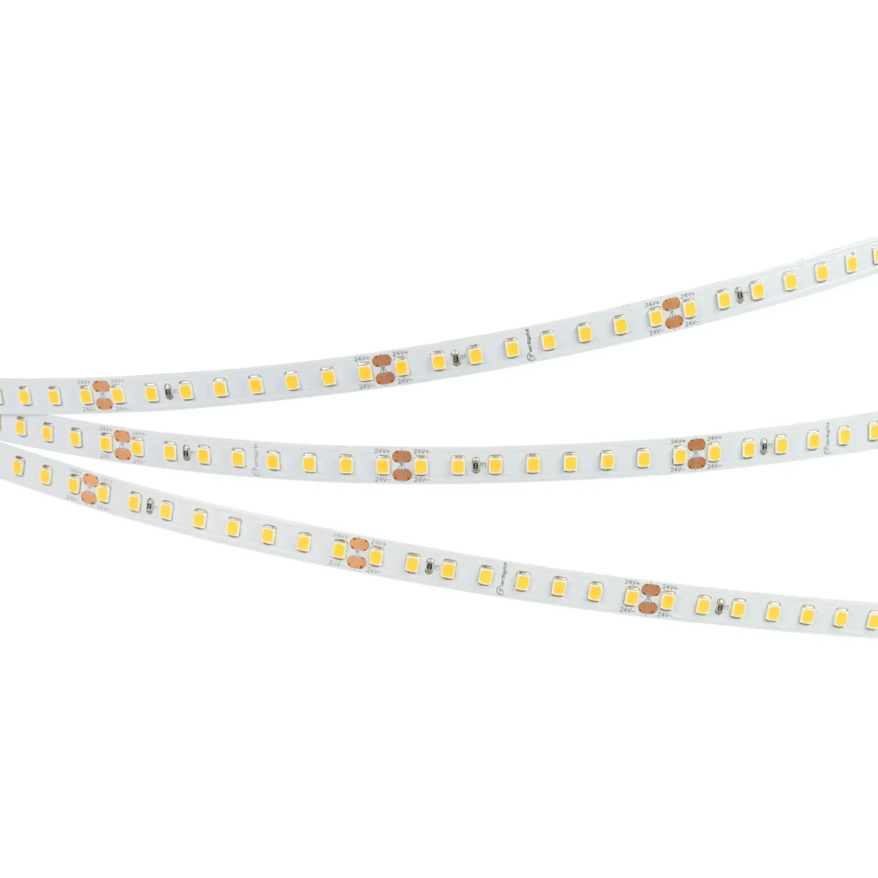 Светодиодная лента RT-A128-8mm 24V White6000 (10 W/m, IP20, 5m) (Arlight, высок.эфф.150 лм/Вт) 038755(1)