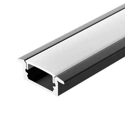 Профиль LINE-2308-F-2000 ANOD BLACK (Arlight, Алюминий) 040301 040301