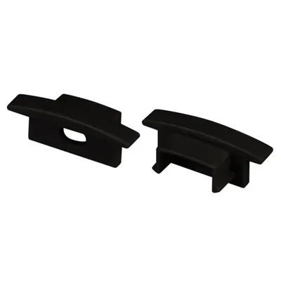 Заглушка LINE-2308-F BLACK с отверстием (Arlight, Пластик) 040320 040320