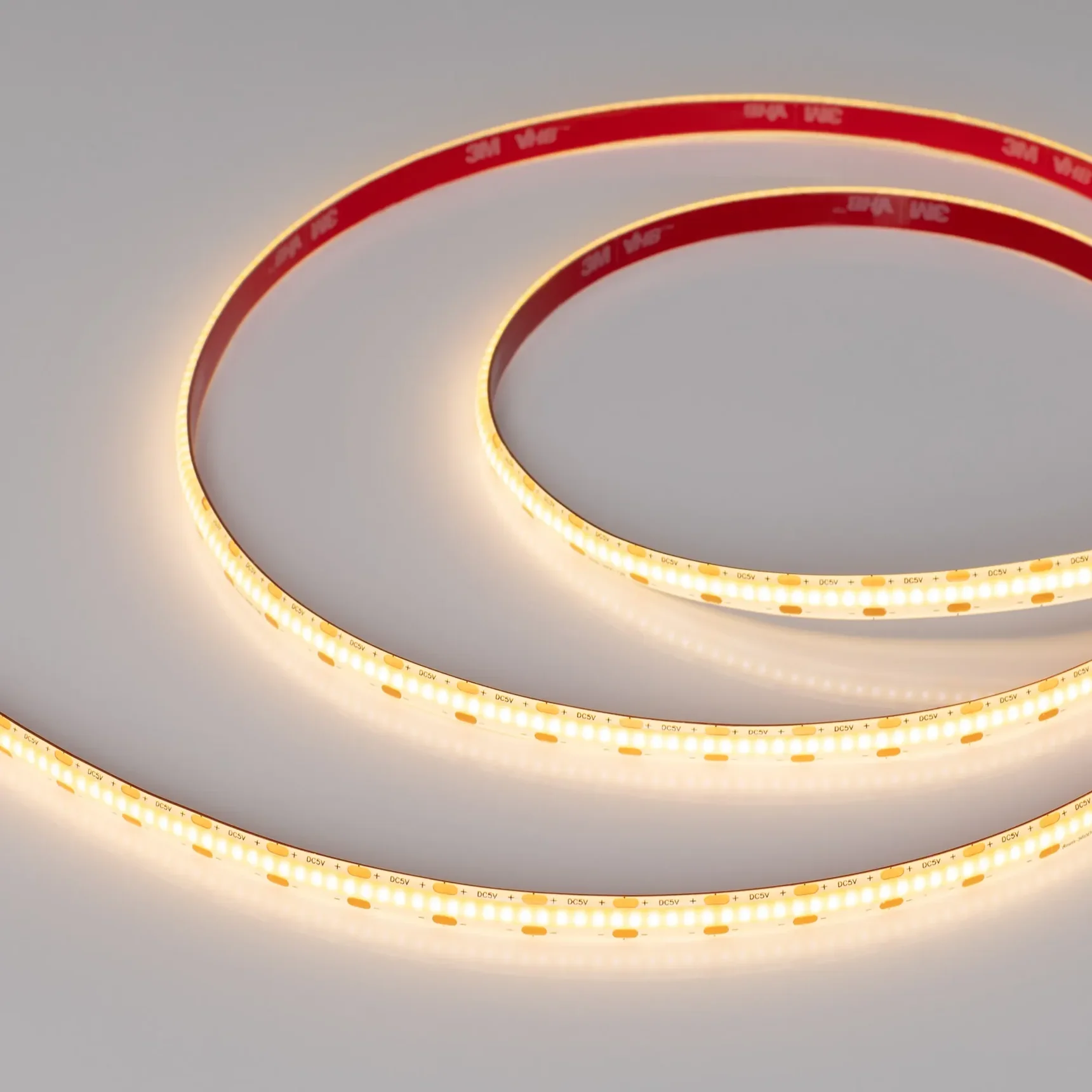 Светодиодная лента герметичная COB-SE-X360-8mm 5V Warm2700 (5 W/m, IP65, 5m) (Arlight, -) 041710(1)