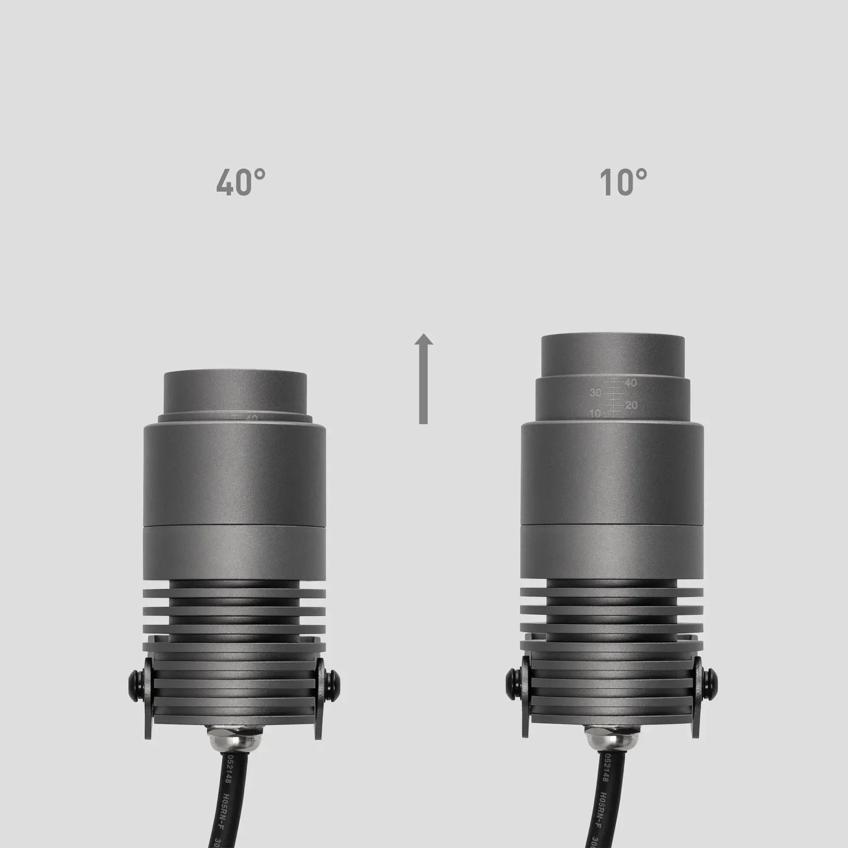 Светильник ALT-RAY-ZOOM-R52-8W Day4000 (WH, 10-40 deg, 230V) (Arlight, IP67 Металл, 3 года) 042677(1)