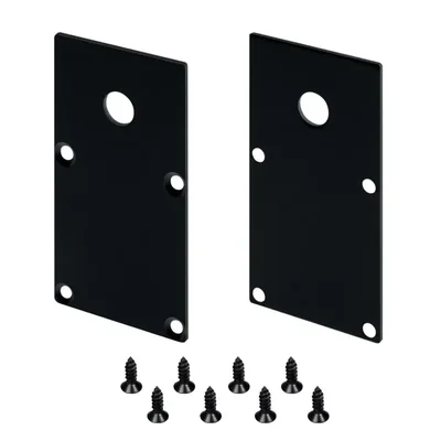 Заглушка LINE-S-3667 BLACK с отверстием (Arlight, Металл) 042915 042915