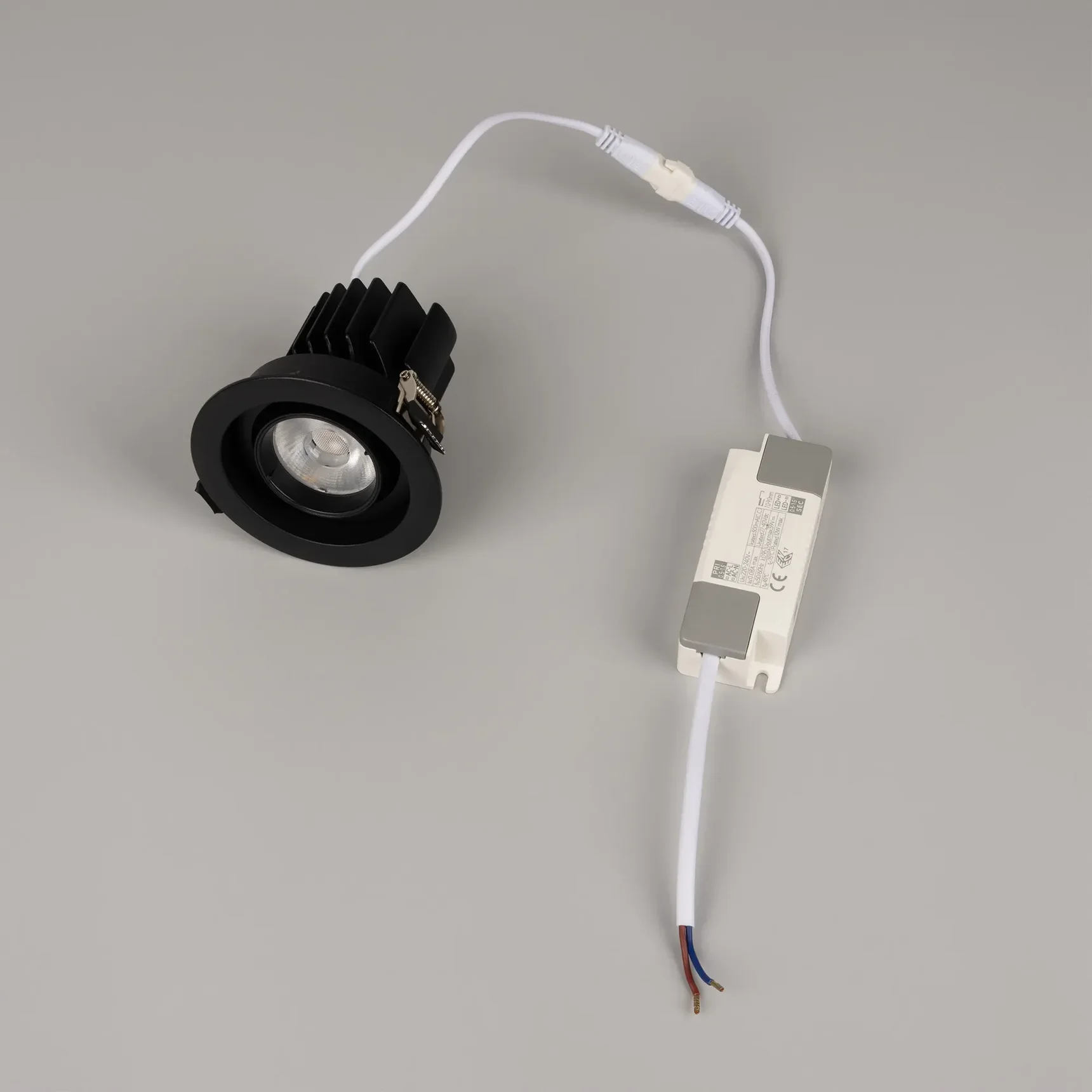 Светильник MS-VORTEX-BUILT-R90-12W Warm3000 (BK-BK, 40 deg, 230V) (Arlight, IP20 Металл, 5 лет) 043481