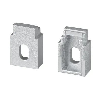 Заглушка WALL-FANTOM-BENT-W10-SIDE с отверстием (Arlight, Пластик) 043883 043883