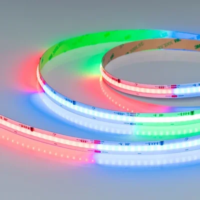 Светодиодная лента SPI-COB-X630-12mm 24V RGB-PX63 (11 W/m, IP20, 5m) (Arlight, -) 043886