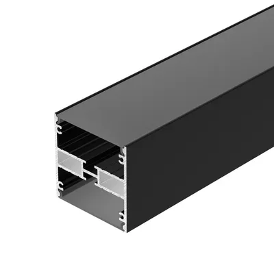 Профиль LINE-5050-DUAL-2000 ANOD BLACK (Arlight, Алюминий) 045652 045652