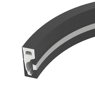 Силиконовый профиль WPH-FLEX-0616-SIDE-S9-5m FULL BLACK (Arlight, Силикон) 045842 045842