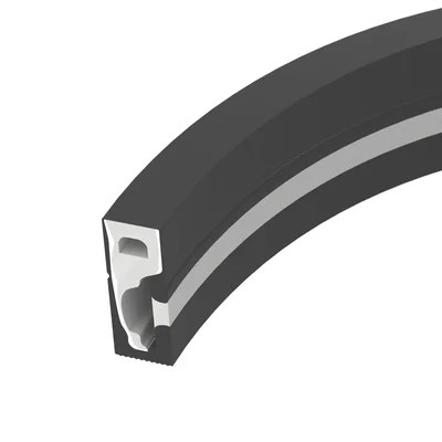 Силиконовый профиль WPH-FLEX-0616-SIDE-S9-5m FULL BLACK (Arlight, Силикон) 045842 045842