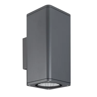Светильник LGD-EVO-WALL-TWIN-S100x100-2x12W Warm3000 (GR, 44 deg, 230V) (Arlight, IP54 Металл, 3 года) 046195 046195