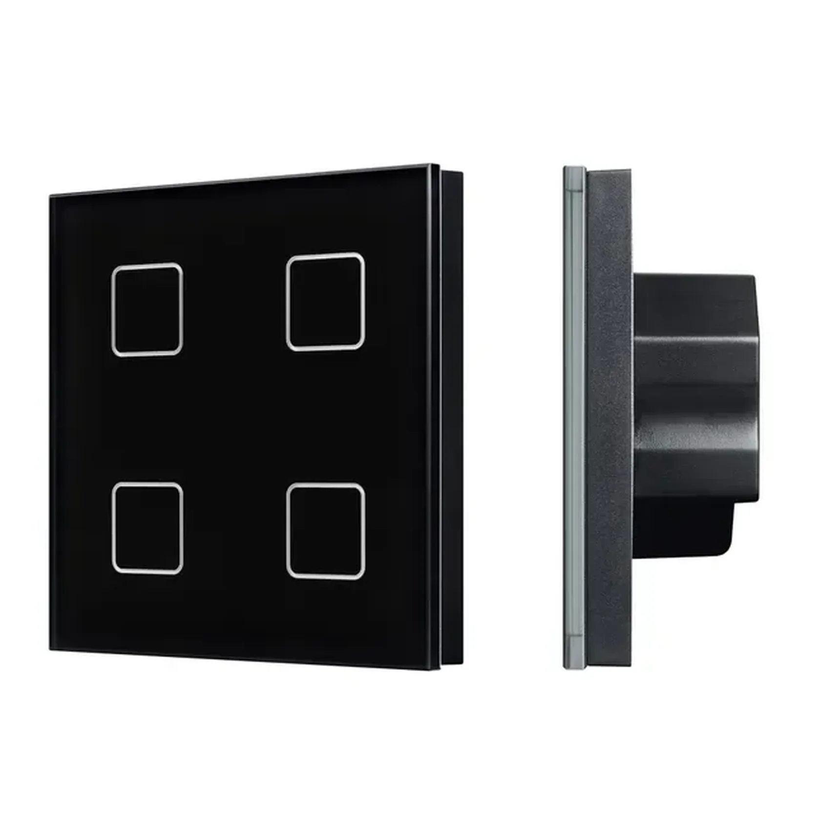 INTELLIGENT ARLIGHT Сенсорная панель DALI-301-11-IN Black (BUS/24V, Backlight) (IARL, IP20 Пластик, 5 лет) 046573