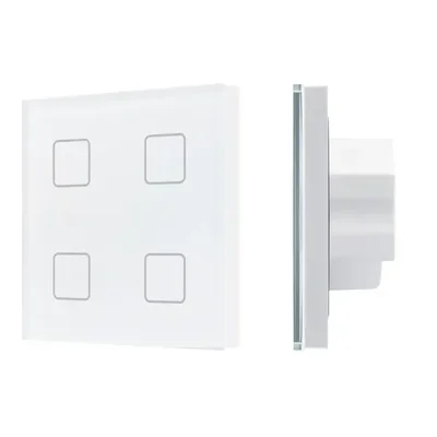 INTELLIGENT ARLIGHT Сенсорная панель DALI-301-11-IN White (BUS/24V, Backlight) (IARL, IP20 Пластик, 5 лет) 046574