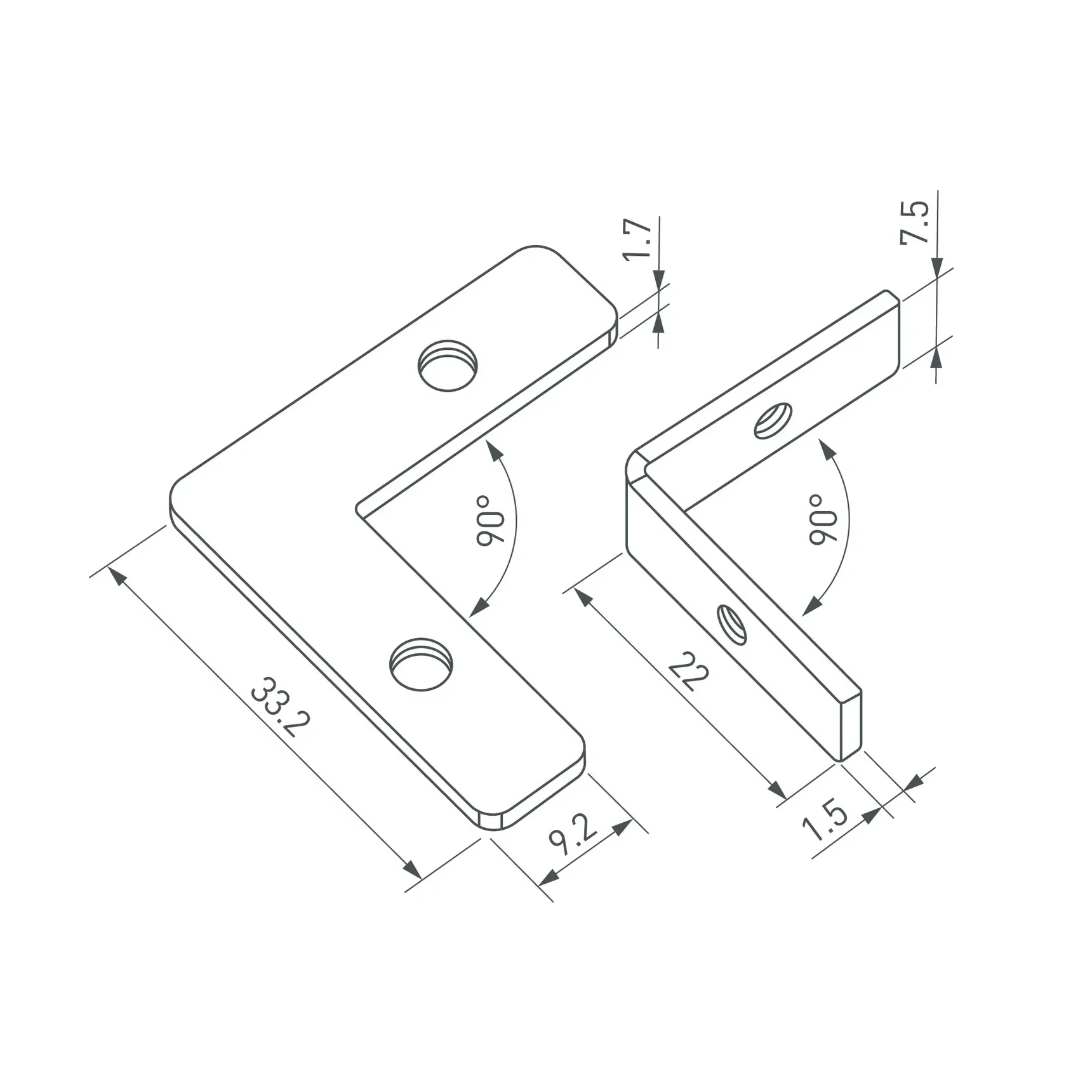 Соединитель профиля LINE-6070-90 Set (Arlight, Металл) 046862 046862